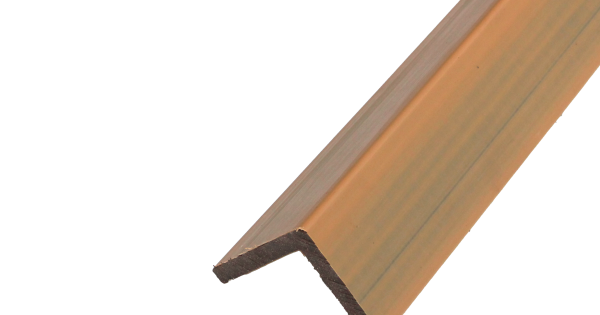 L Strip For Wall Cladding Spiced Cedar 2.5m Slatted Composite Cladding Acoustic Wall L Trim