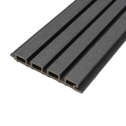 Slatted Composite Cladding | Midnight Black | 2500mm Slatted Composite Cladding | Midnight Black | 2500mm