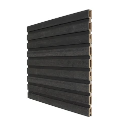 Slatted Fencing Top Board | Midnight Black | 1830mm Slatted Fencing Top Board | Midnight Black | 1830mm