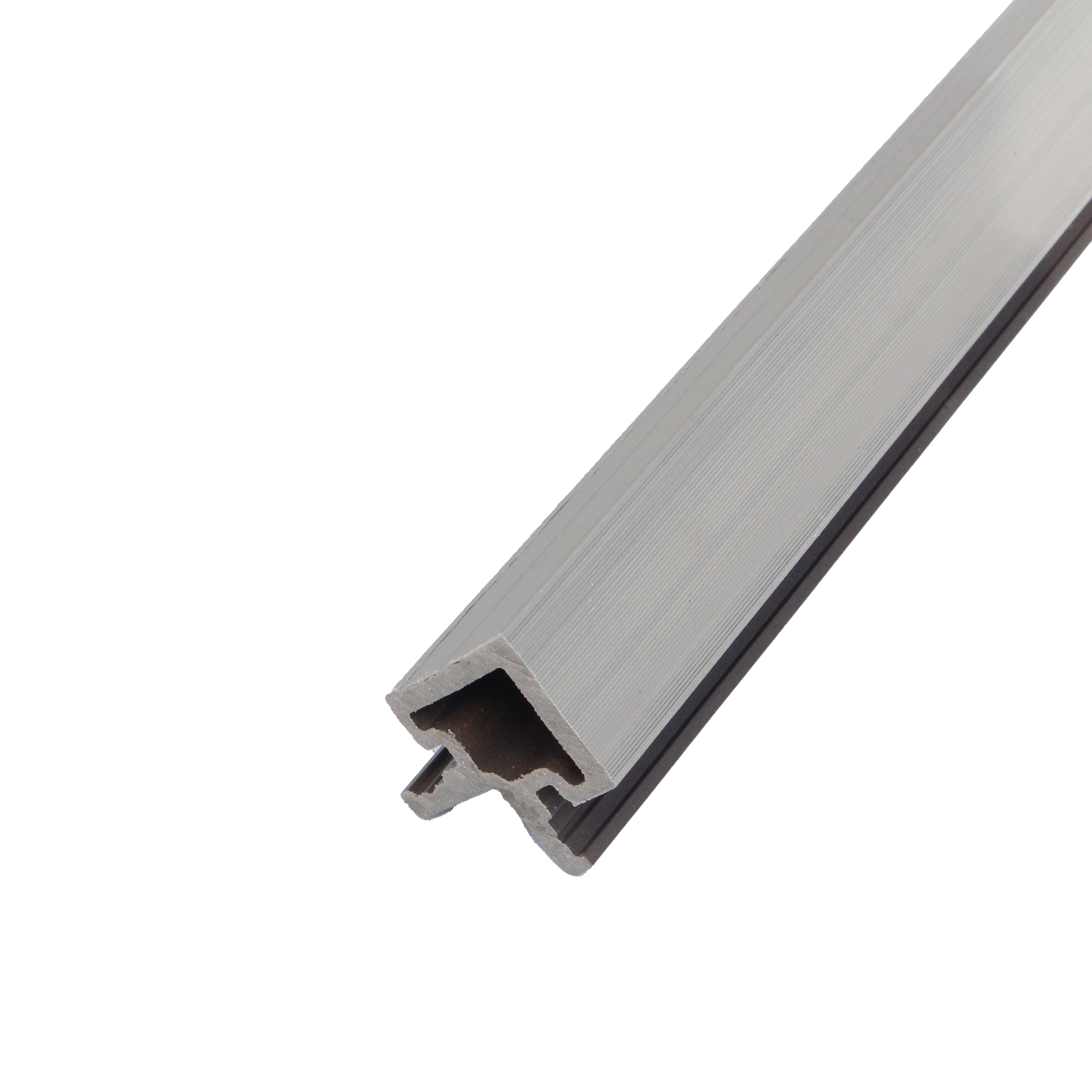 Slatted Cladding Corner Trim | Misty Wood | 2500mm Slatted Cladding Corner Trim | Misty Wood | 2500mm