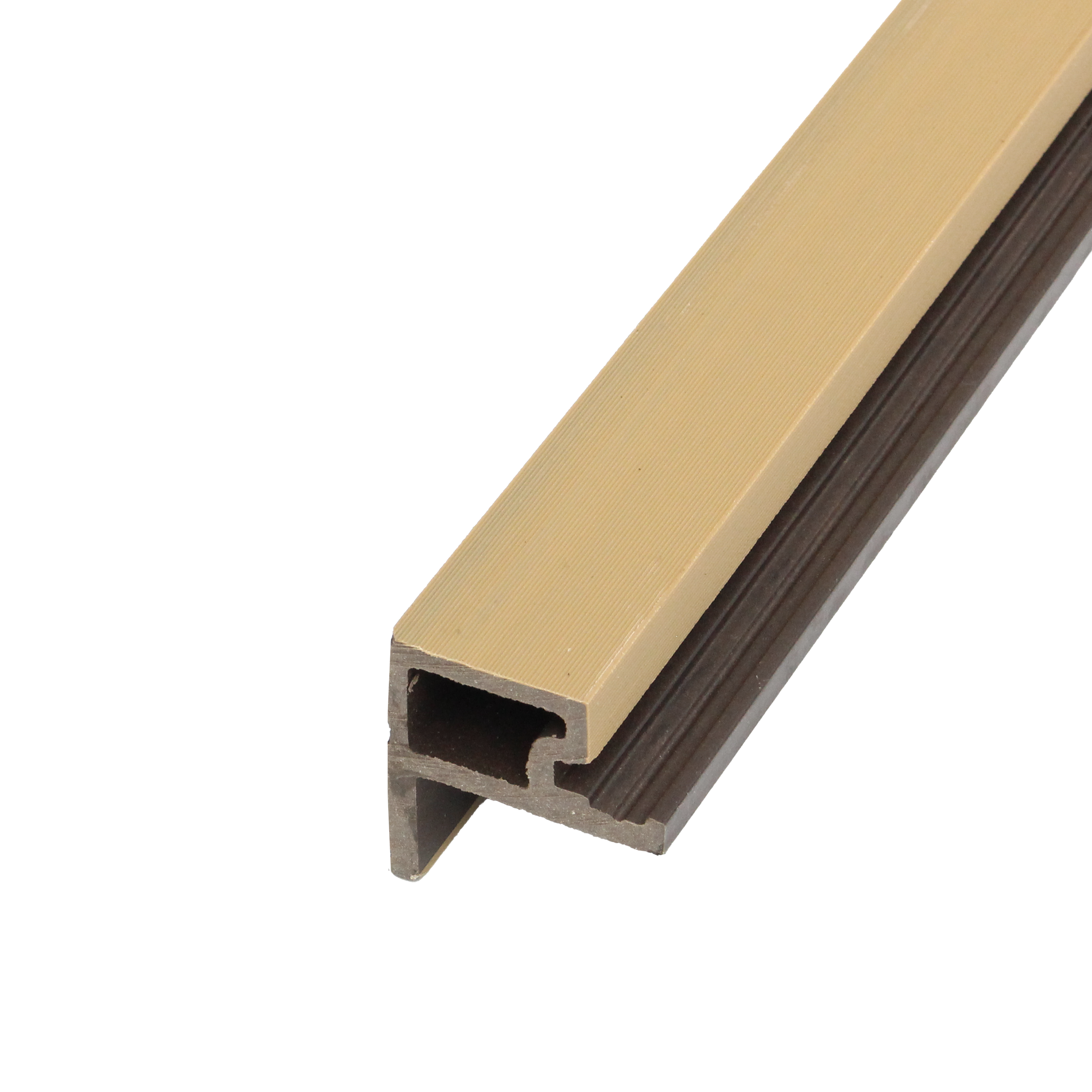 Slatted Cladding End Trim | Natural Oak | 2500mm Slatted Cladding End Trim | Natural Oak | 2500mm