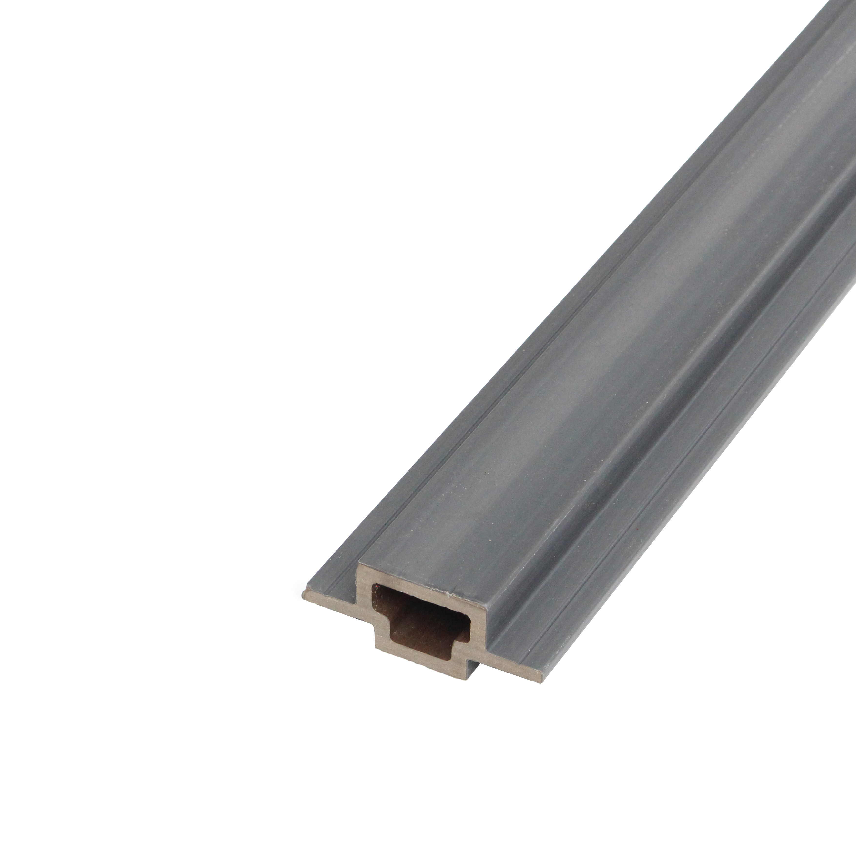 Slatted Cladding Connector | Stone Grey | 2500mm Slatted Cladding Connector | Stone Grey | 2500mm