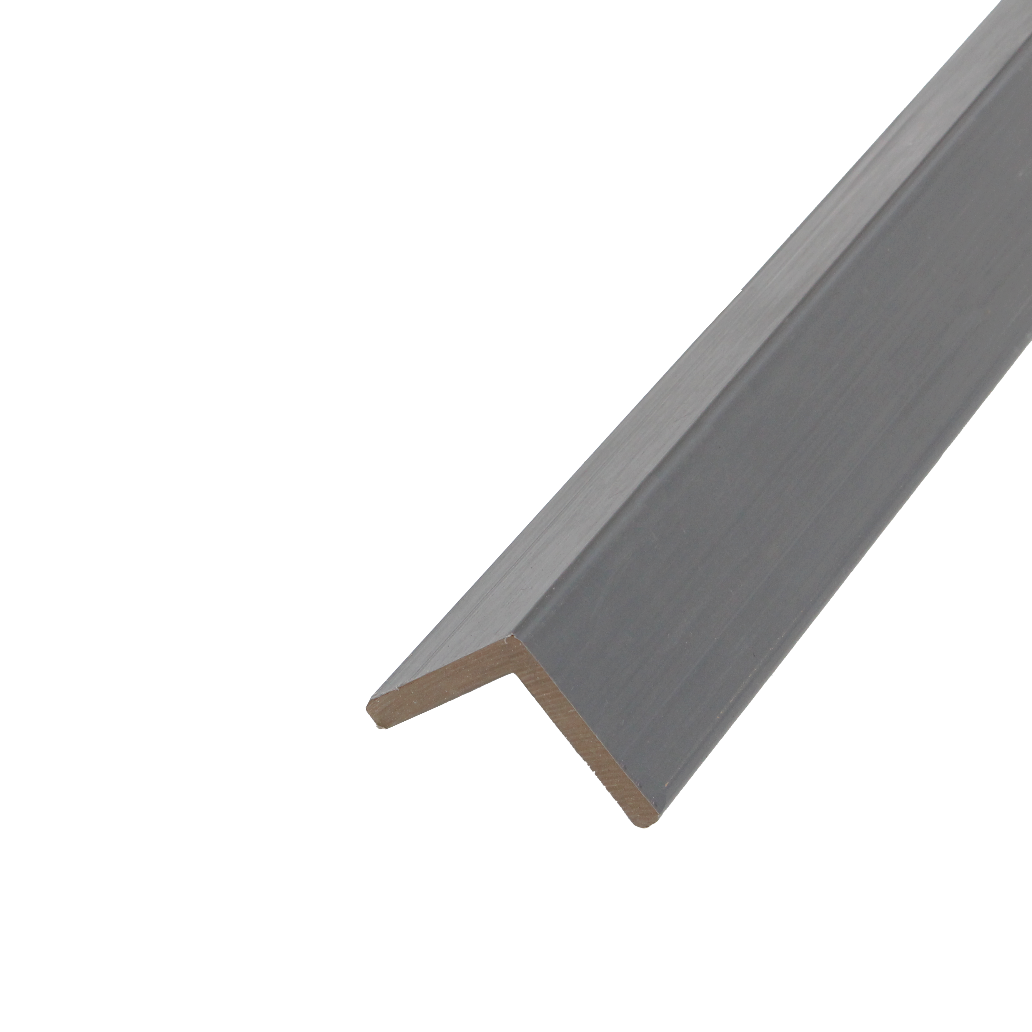 Slatted Cladding L Trim | Stone Grey | 2500mm Slatted Cladding L Trim | Stone Grey | 2500mm