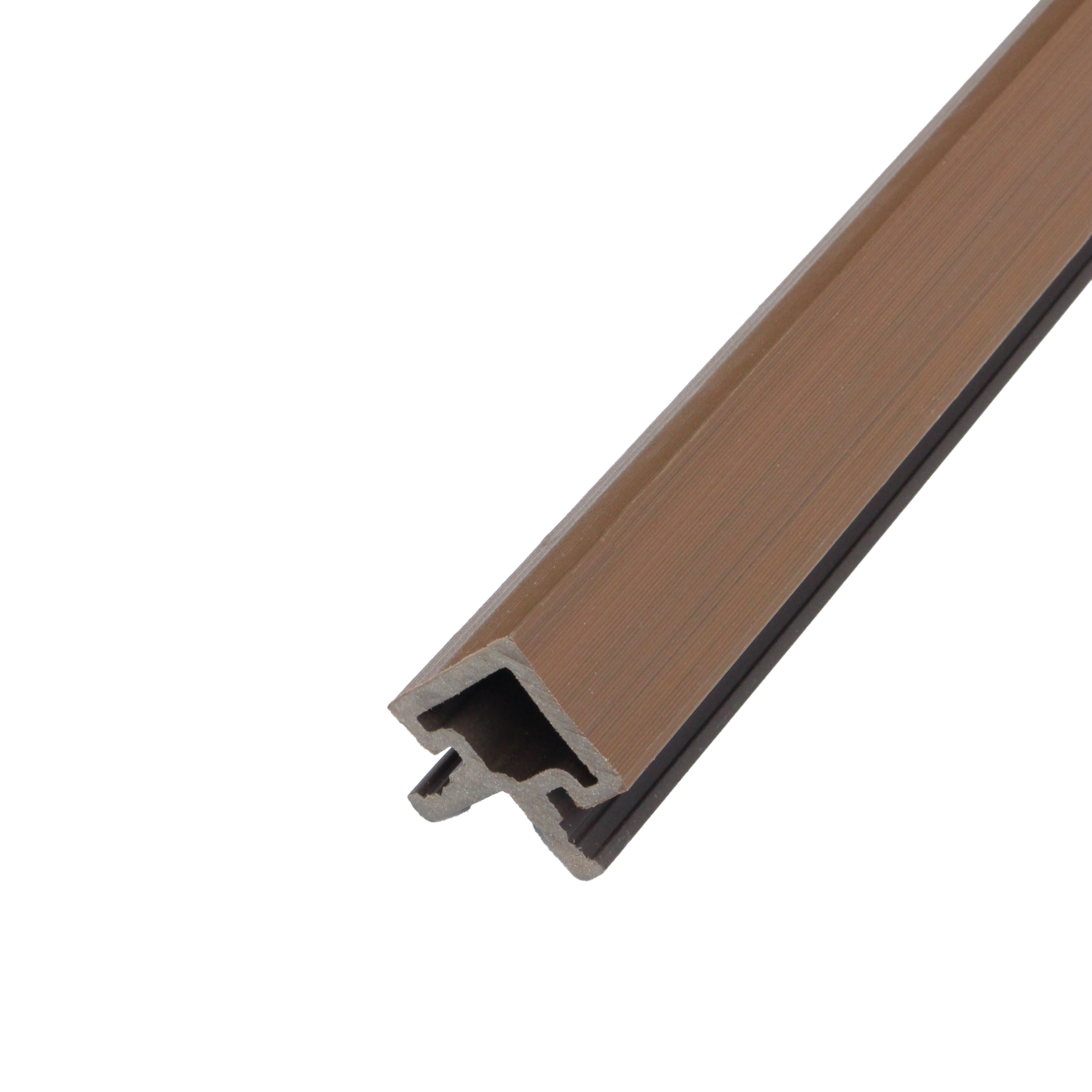 Slatted Cladding Corner Trim | Walnut | 2500mm Slatted Cladding Corner Trim | Walnut | 2500mm