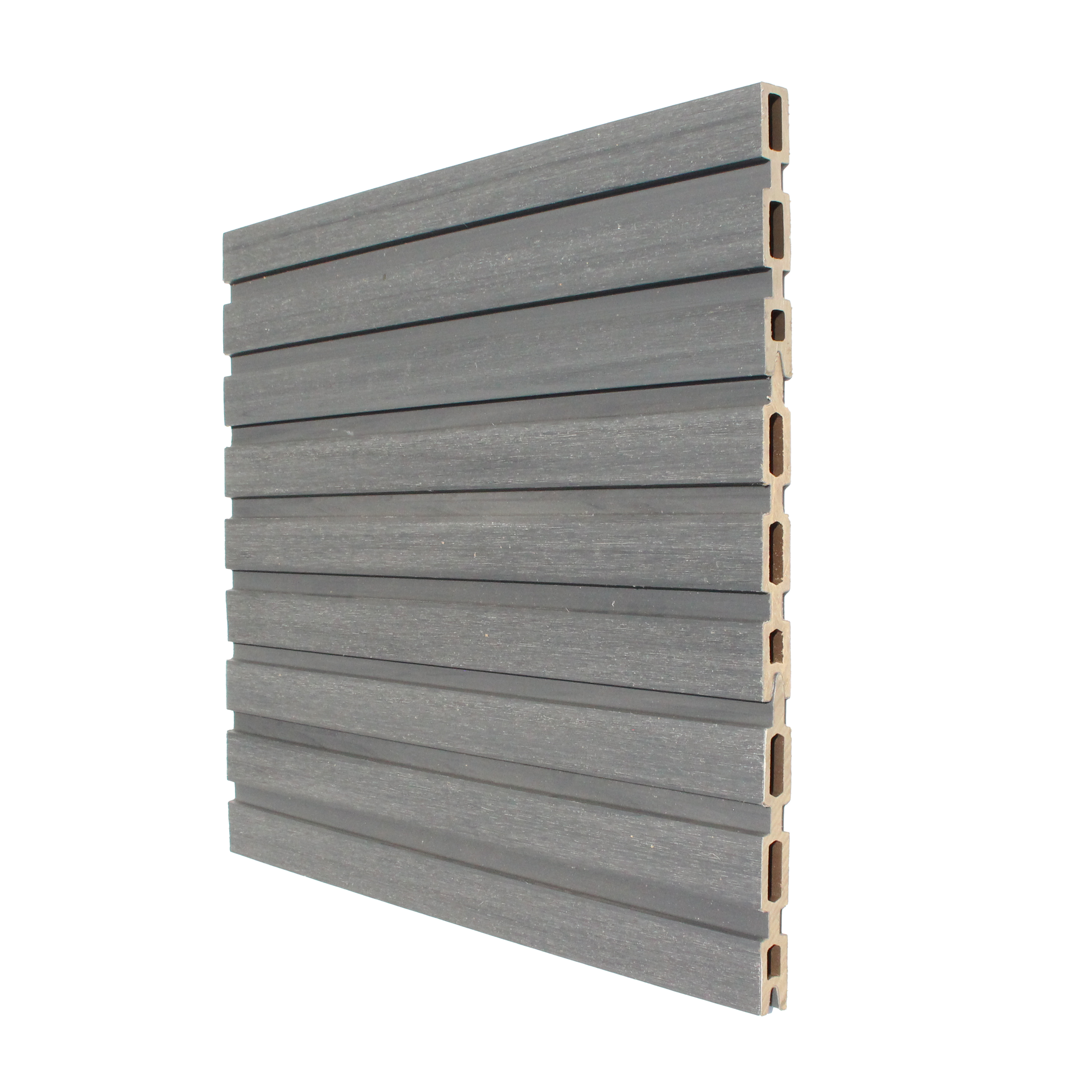 Slatted Fencing Top Board | Stone Grey | 1830mm Slatted Fencing Top Board | Stone Grey | 1830mm