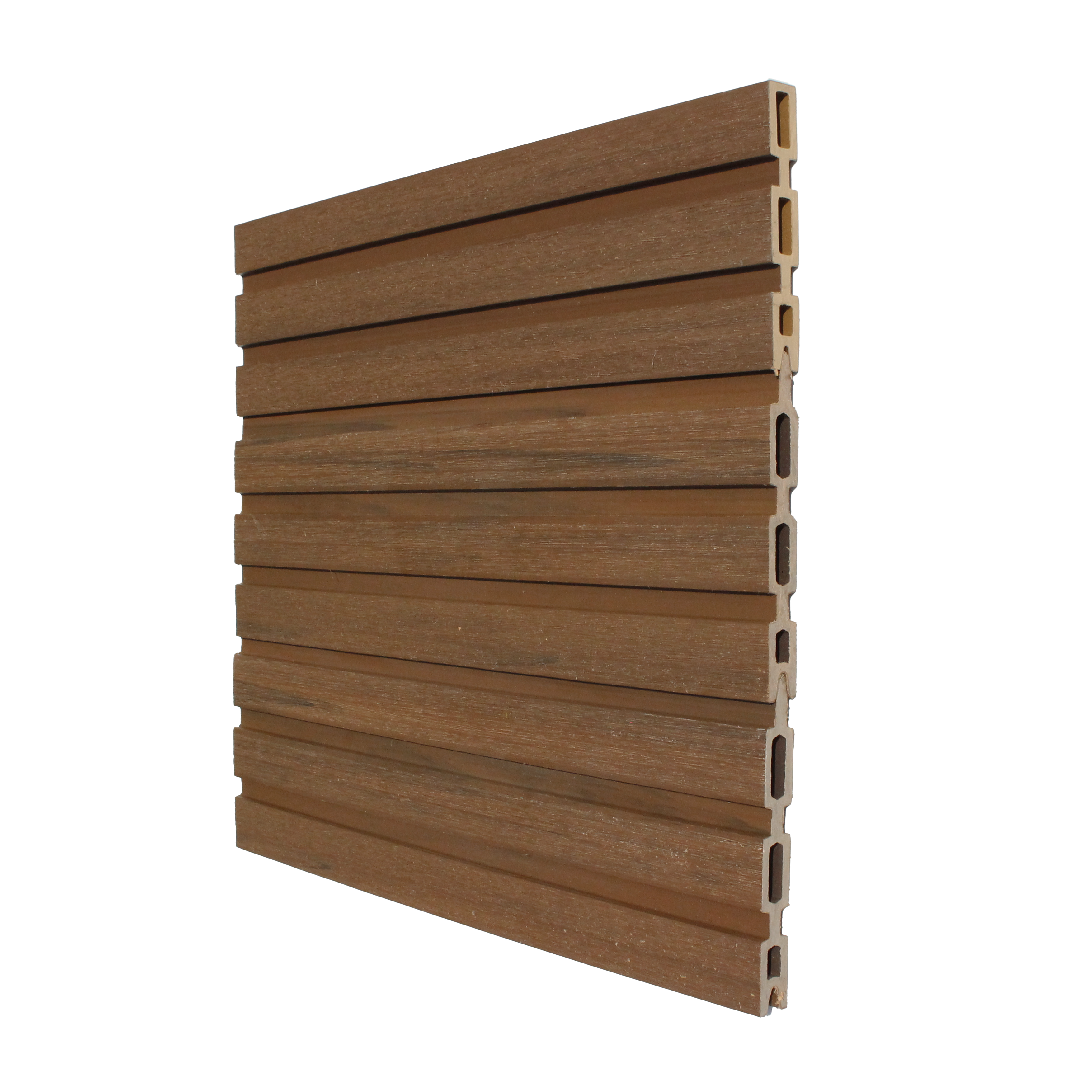 Slatted Fencing Top Board | Walnut | 1830mm Slatted Fencing Top Board | Walnut | 1830mm