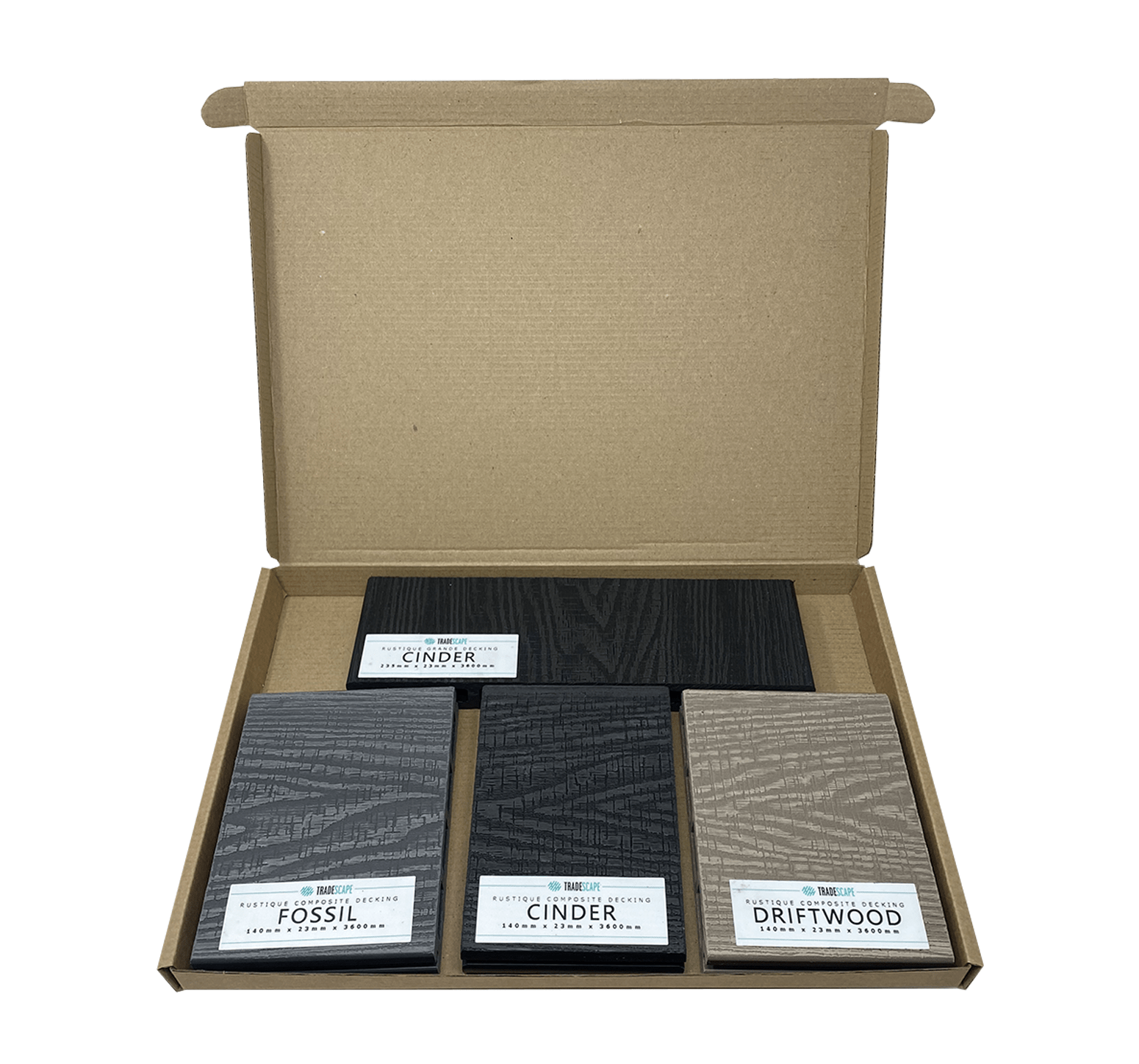 Rustique Decking Sample Box Trade Samples