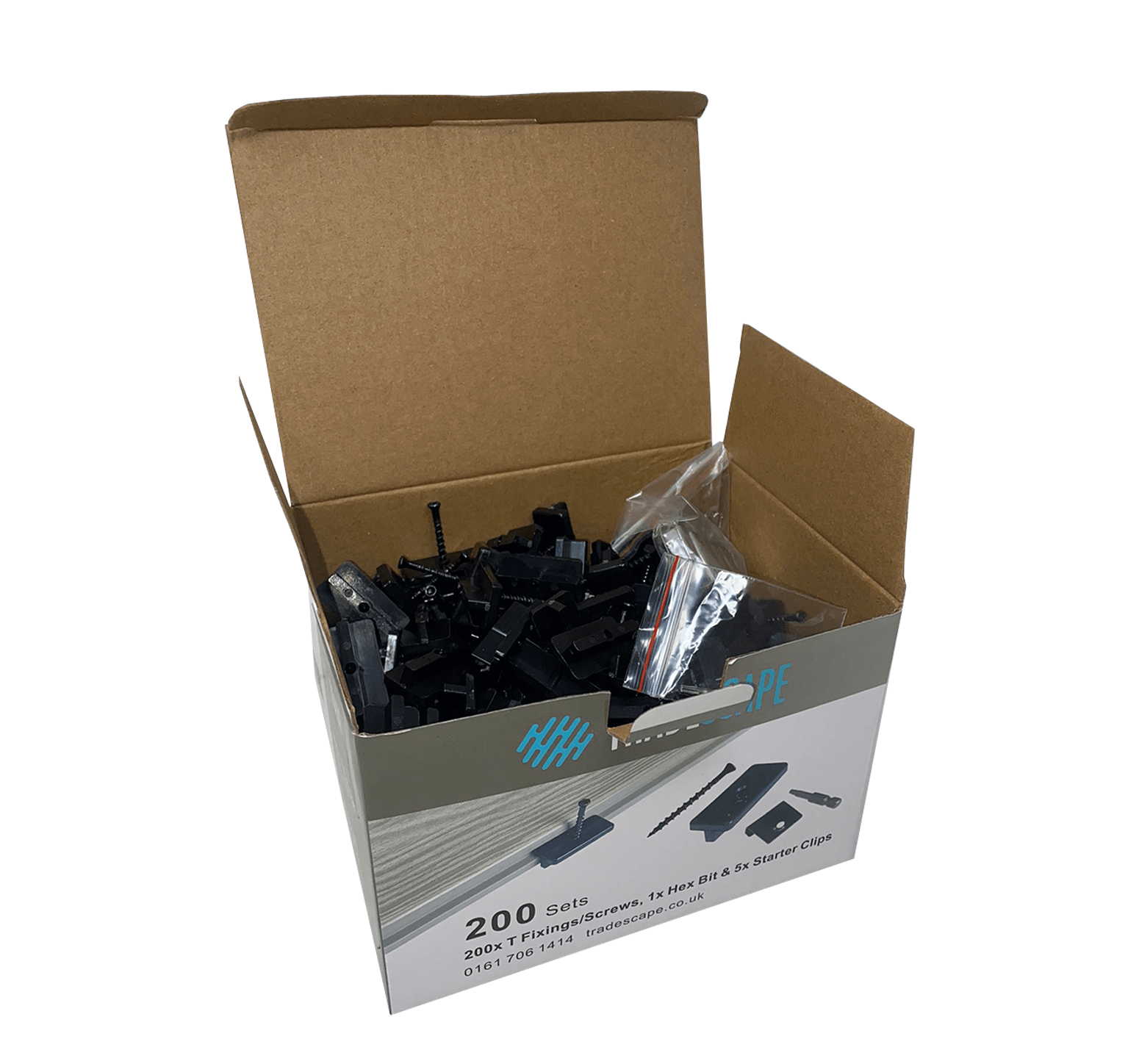 FREE | T-Fixing Pack | Charcoal | 200 Pack FREE | T-Fixing Pack | Charcoal | 200 Pack